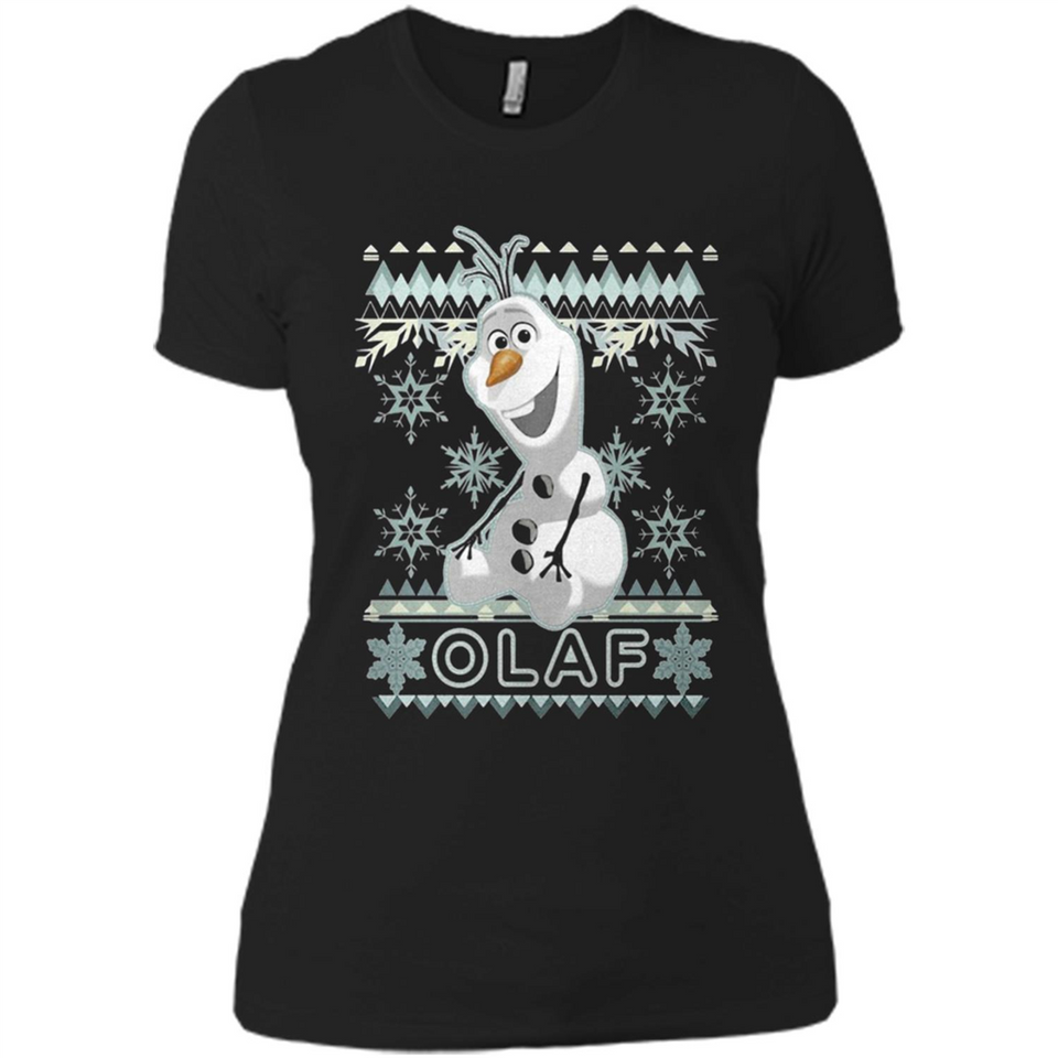 Olaf frozen ugly christmas sweater - Ladies' Boyfriend T-Shirt