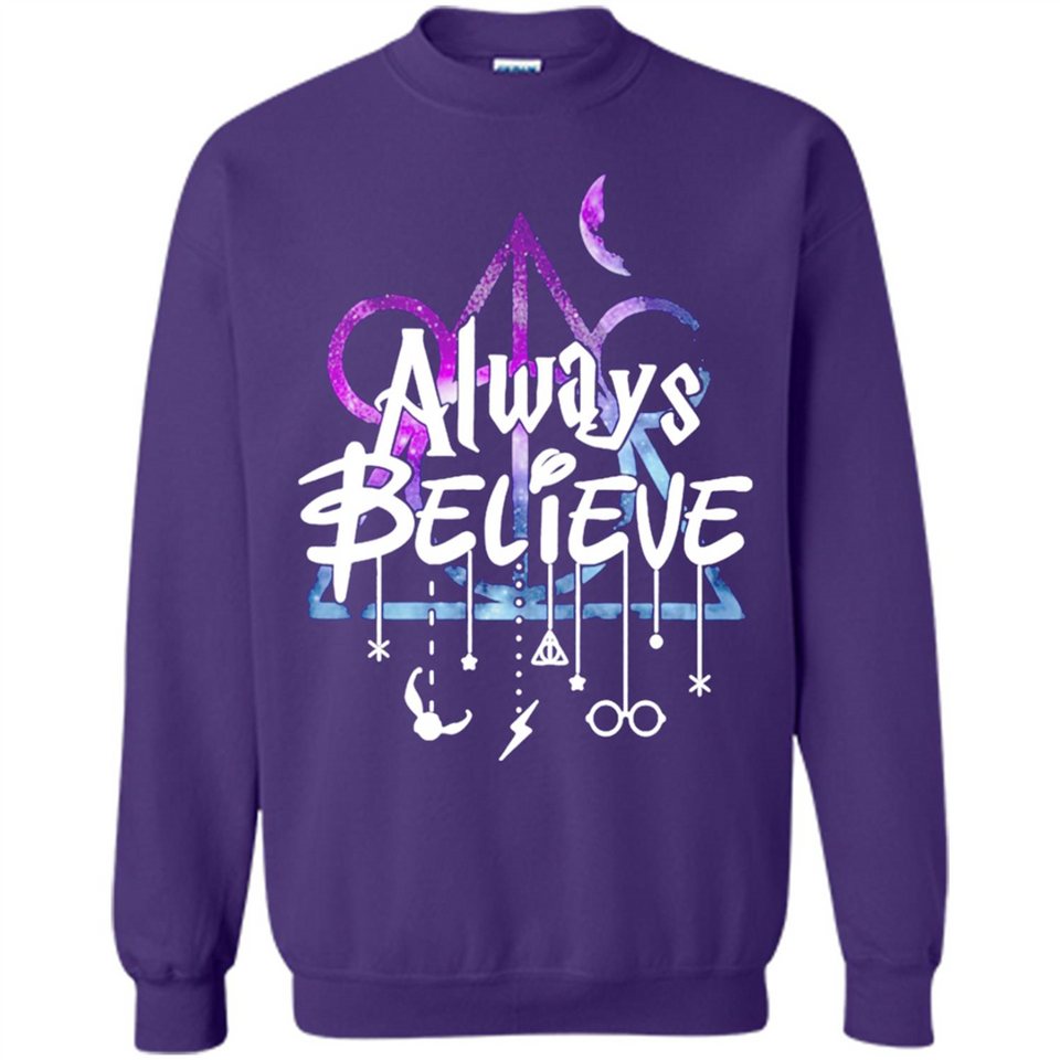 HIPPIE MOON MICKEY DEATHLY HALLOWS ALWAYS BELIEVE