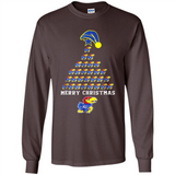 Perfect Kansas Jayhawks Christmas Tree PINGPONG