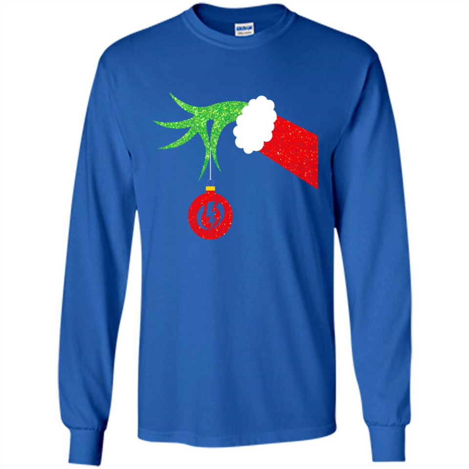 Funny Grinch Hand Holding Electric Ornament Christmas PING PONG