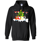 Santa Hat Electric Guitar Classical Guitar Christmas shirt Ladies' Boyfriend