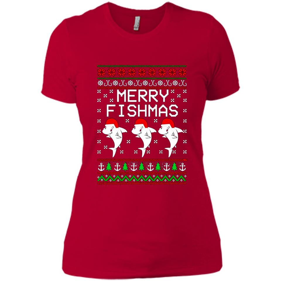 Merry Fishmas Christmas sweatshirt PINGPONG