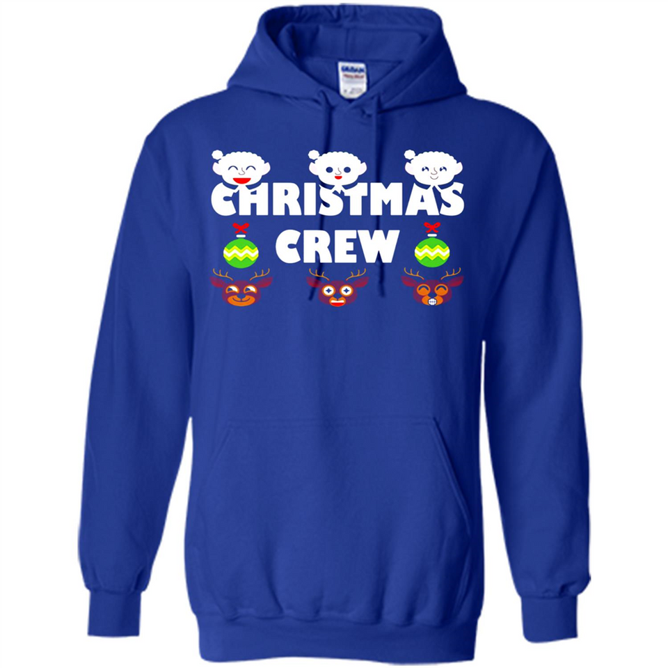 Christmas Crew Gifts Santa Elves Reindeer - Hoodie