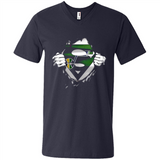 Utah Jazz And Superman Fans - Men's V-Neck