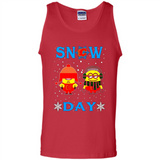 Snow Day Shirt For Calgary Flames Vs Minion Fans pingpong