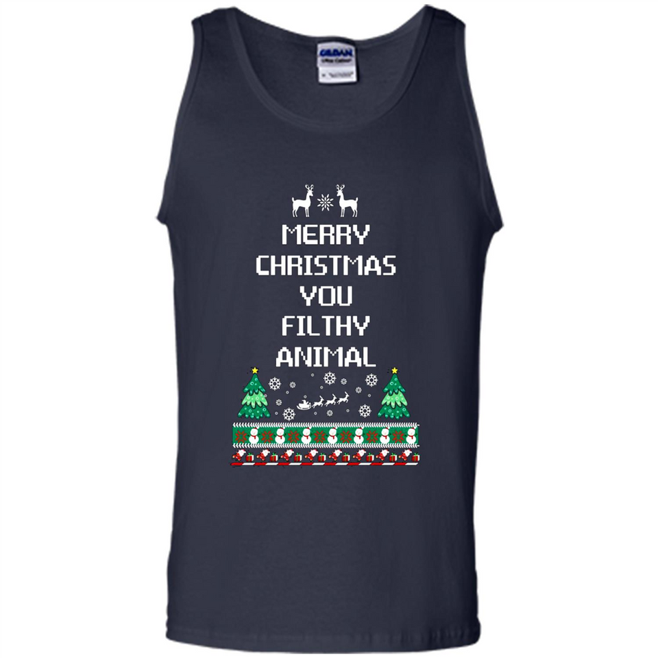 Merry Christmas You Filthy Animal Sweatshirt PINGPONG