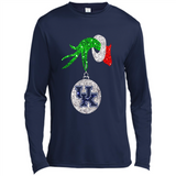 Amazing shirt Kentucky Wildcats Glitter Grinch Monogram Ornament Christmas Gift - Canvas Long Sleeve T-Shirt