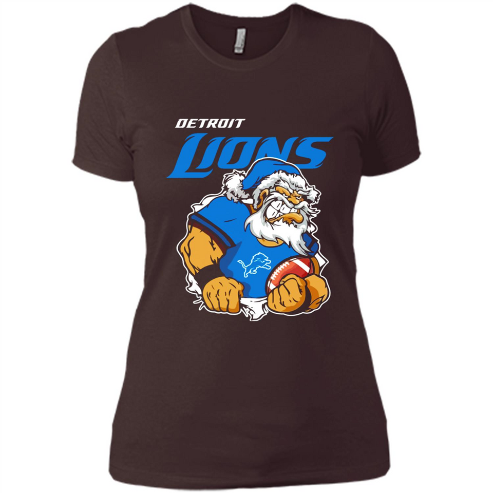Grumpy Santa Claus Detroit Lions Football Team PINGPONG