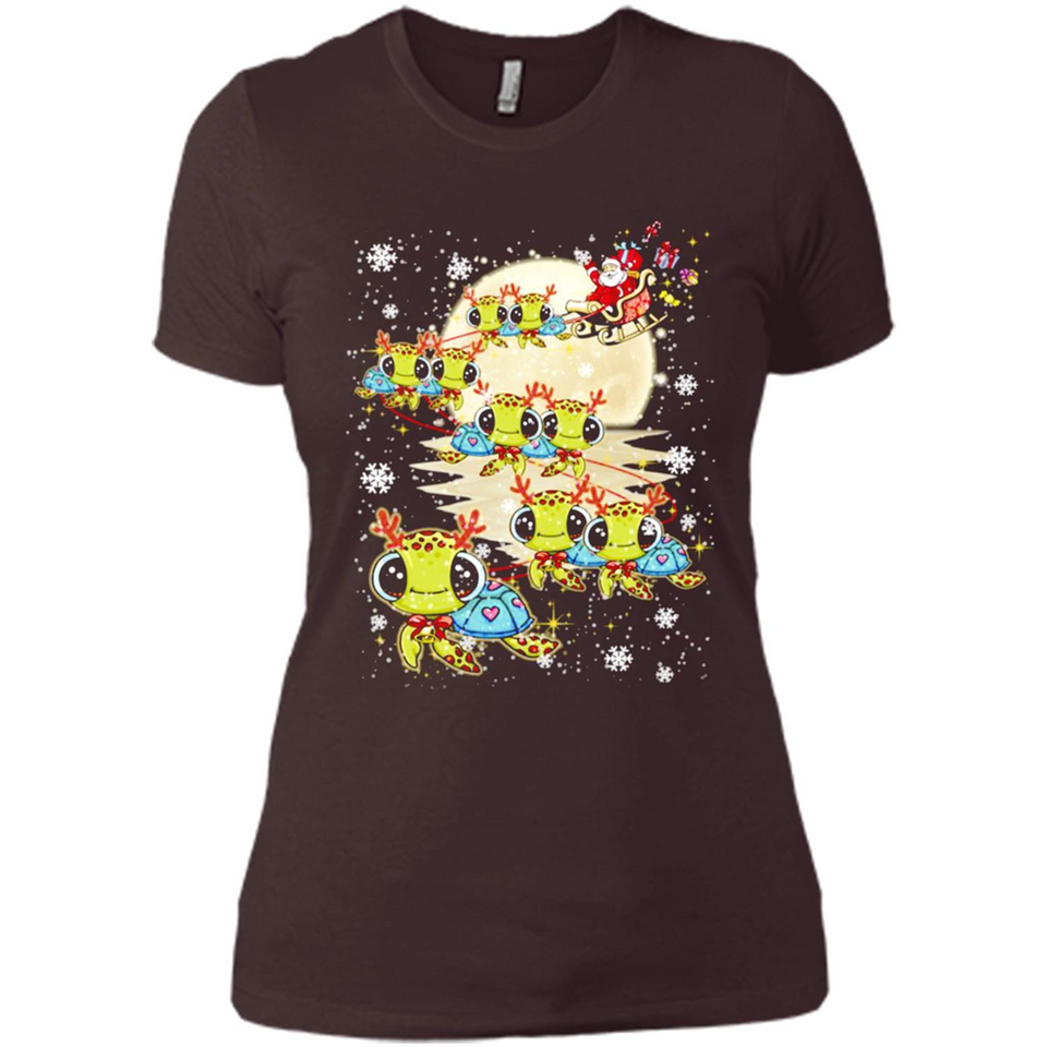 Turtles Merry Christmas - Turtles - Ladies' Boyfriend T-Shirt