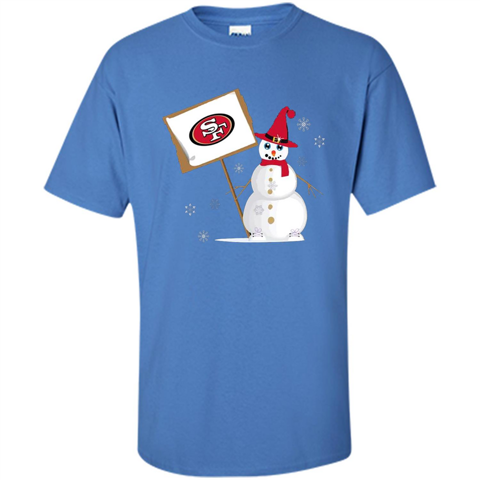 San Francisco 49ers Snowman Funny