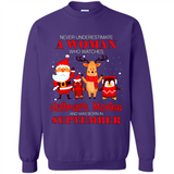 Never Underestimate A September Woman Watches Hallmark Movies Sweatshirt PINGPONG