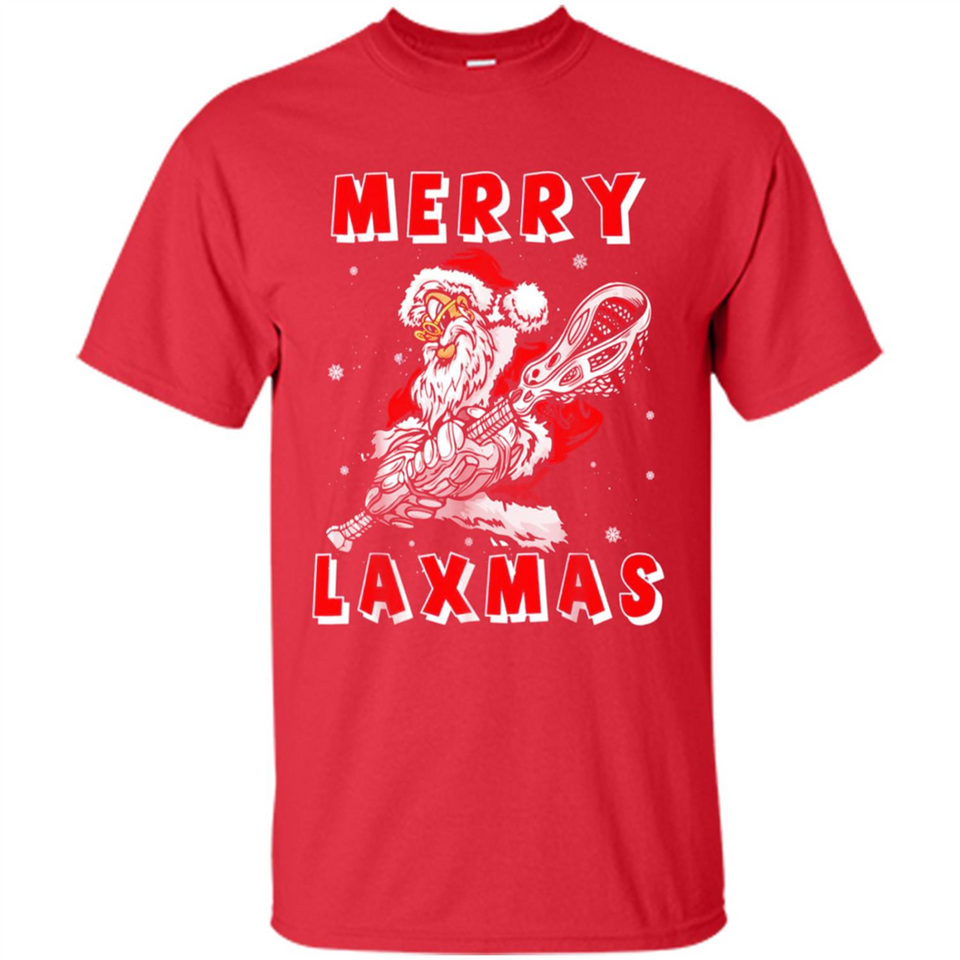 Lacrosse Merry Laxmas Santa - Shirt