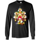 Tea Christmas Tree T-shirt Funny Tea Xmas Gift