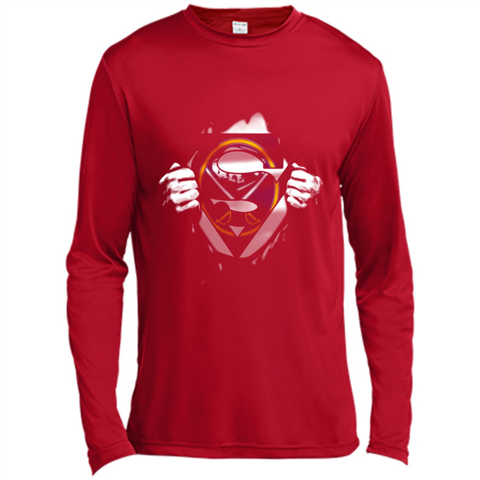 Buffalo Sabres And Superman Fans - Canvas Long Sleeve T-Shirt