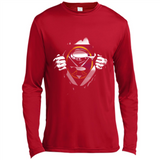 Buffalo Sabres And Superman Fans - Canvas Long Sleeve T-Shirt