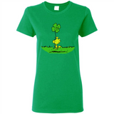 Snoopy Woodstock Shamrock - Ladies Short-Sleeve