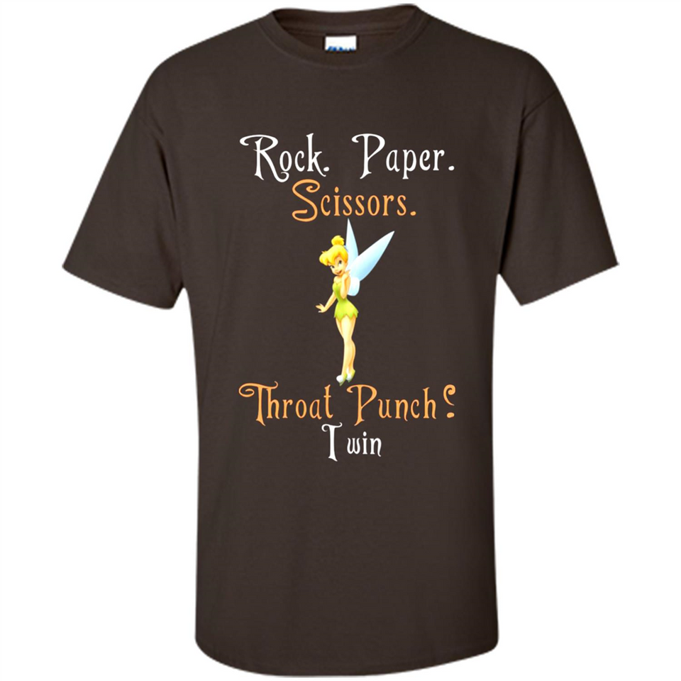 Tinker Bell Rock Paper Scissors Throat Punch I win PINGPONG