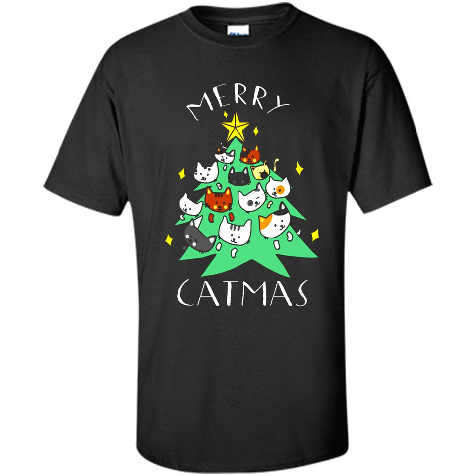 Merry Catmas Funny Cool Christmas Mug PINGPONG - Shirt