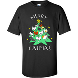 Merry Catmas Funny Cool Christmas Mug PINGPONG - Shirt