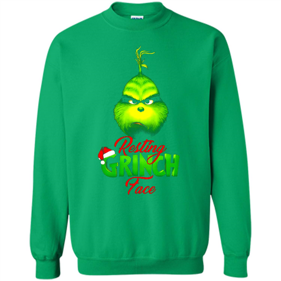 Resting Grinch Face Shirt PINGPONG - Sweatshirt