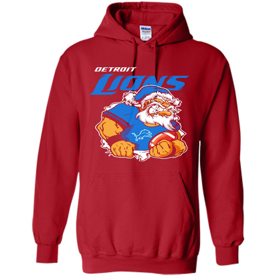 Grumpy Santa Claus Detroit Lions Football Team PINGPONG