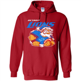 Grumpy Santa Claus Detroit Lions Football Team PINGPONG