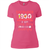December 1980 38 Years Of Being Classy Sassy - Ladies' Boyfriend T-Shirt