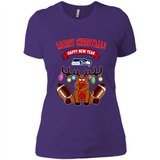 Seattle Seahawks NFL Reindeer Funny Merry Christmas And Happy New Year