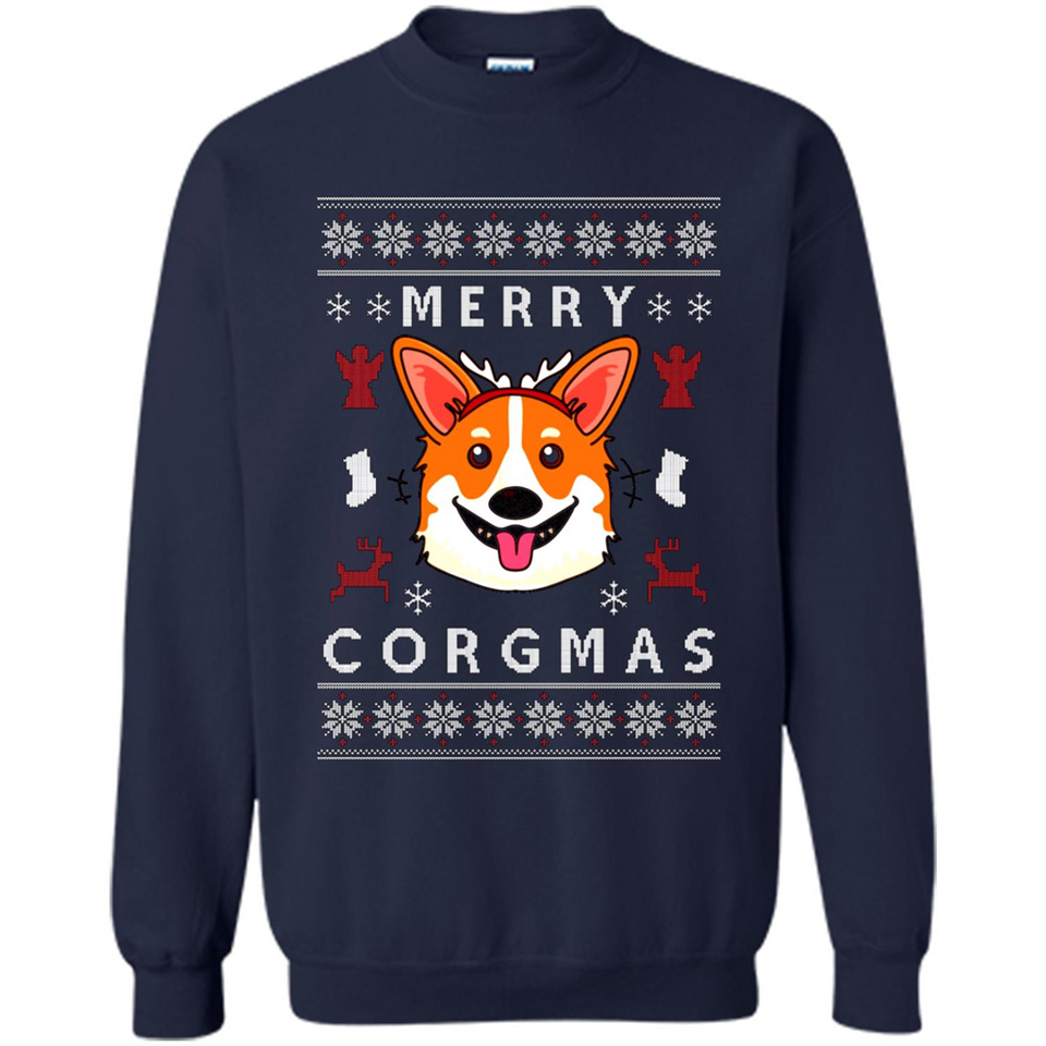 Merry Corgmas Christmas Corgi Christmas Sweatshirt 1 PINGPONG