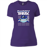 Police Daddy Shark Blue Line Tee