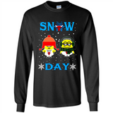 Snow Day Shirt For Chicago Bulls Vs Minion Fans pingpong
