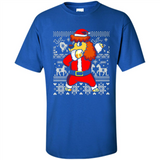 Dabbing Poodle Santa Christmas Holiday Sweatshirt - Shirt