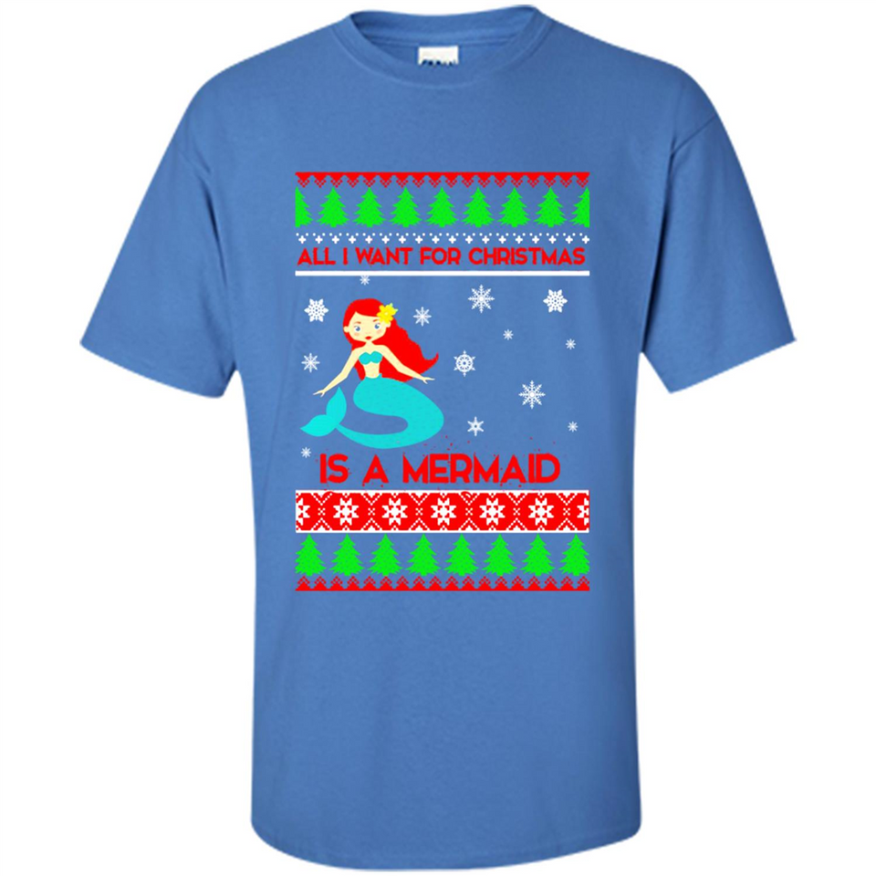 All I Want For Christmas Is A Mermaid ugly PINGPONG
