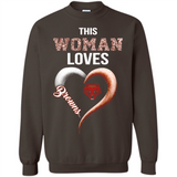 This Woman love Browns NFL football team - Sweatshirt