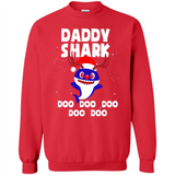 Daddy Shark Costume Reindeer Funny Christmas T-Shirt - Sweatshirt