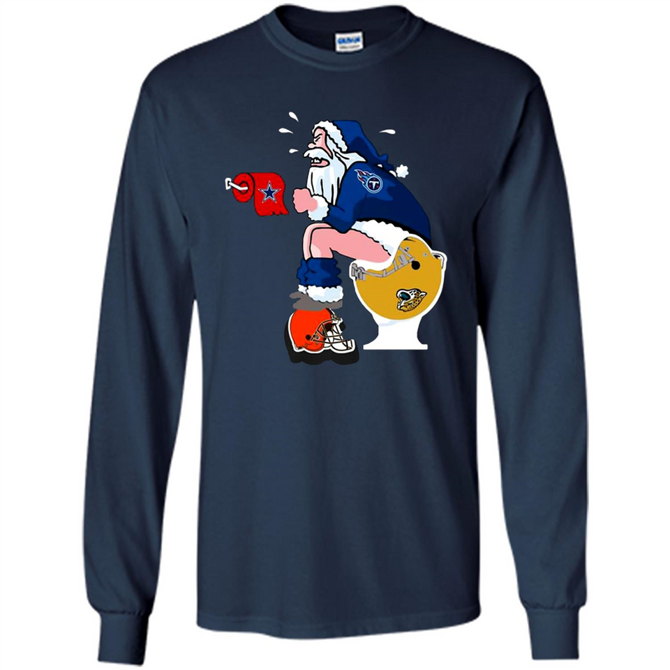 Tennessee Titans Santa Claus Toilet