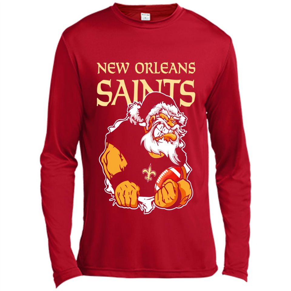 Grumpy Santa Claus New Orleans Saints Football Team PINGPONG