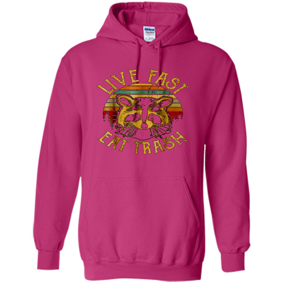 Live fast eat trash bear vintage camping PINGPONG