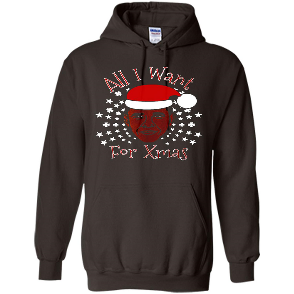 Obama All I Want For Xmas T Shirt PINGPONG - Hoodie