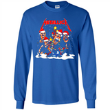 Metallica christmas sweatshirt hoodie long PINGPONG - Long Sleeve T-Shirt