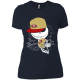 Jack Skellington The Nightmare Before Christmas-49ers Football - Ladies' Boyfriend T-Shirt