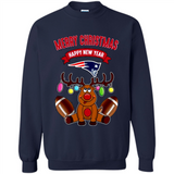 New England Patriots NFL Reindeer Funny Merry Christmas And Happy New Year