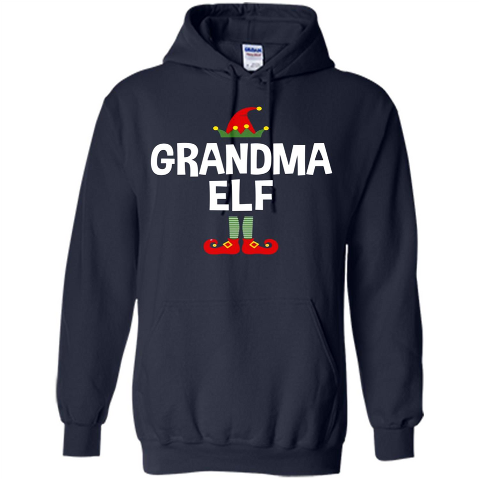 Grandma Elf Shirt -Family Matching Christmas Pajamas - Hoodie