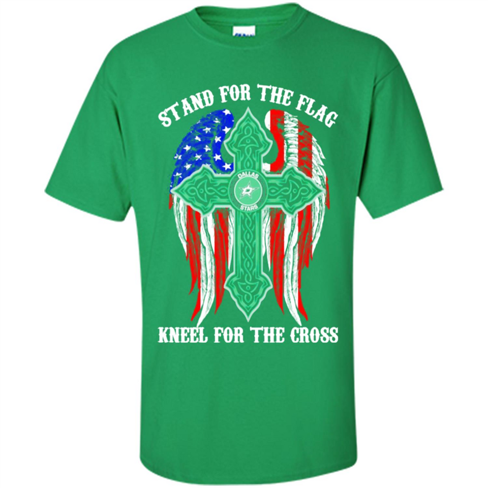 Dallas Stars - stand for the flag kneel for the cross