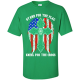 Dallas Stars - stand for the flag kneel for the cross