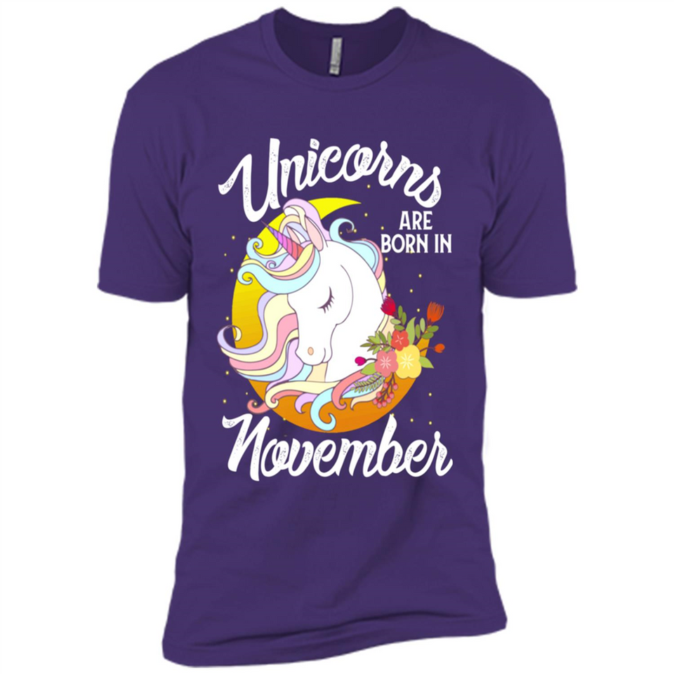 Unicorns Are Born In November Magical Rainbow