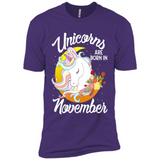 Unicorns Are Born In November Magical Rainbow