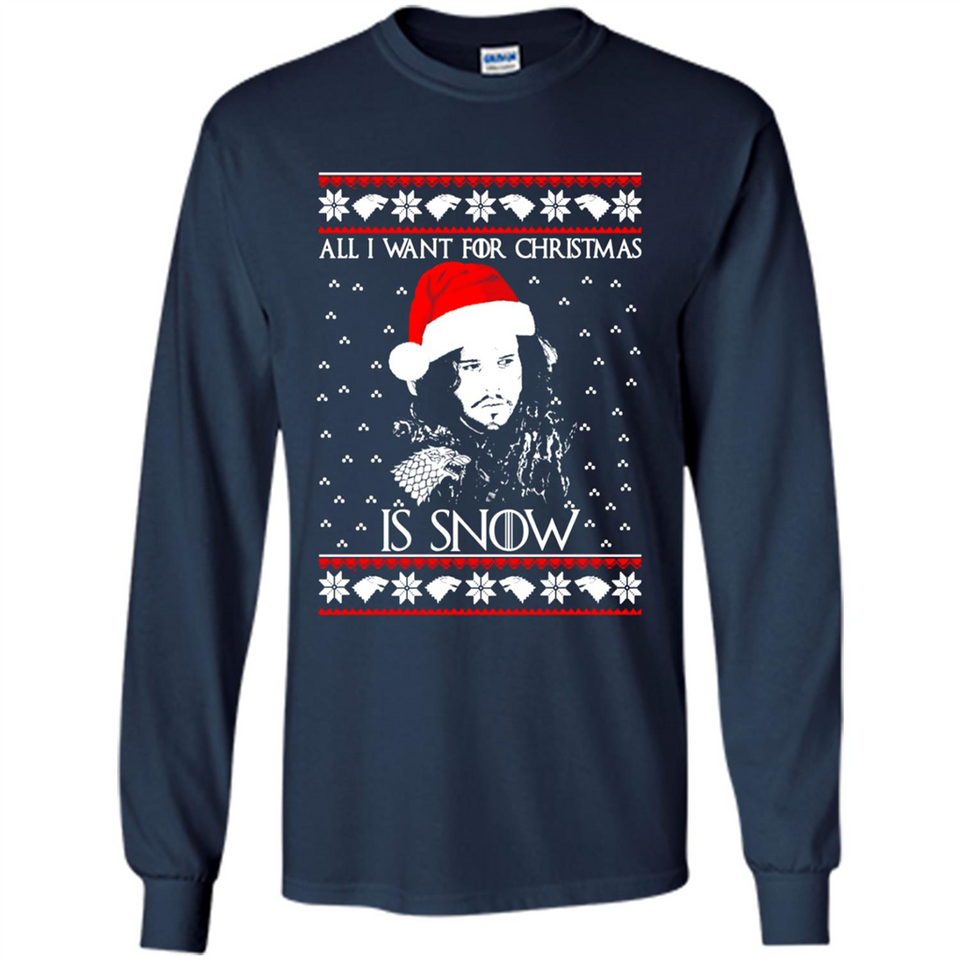 All I Want for Christmas is Snow ugly sweater PINGPONG
