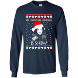 All I Want for Christmas is Snow ugly sweater PINGPONG