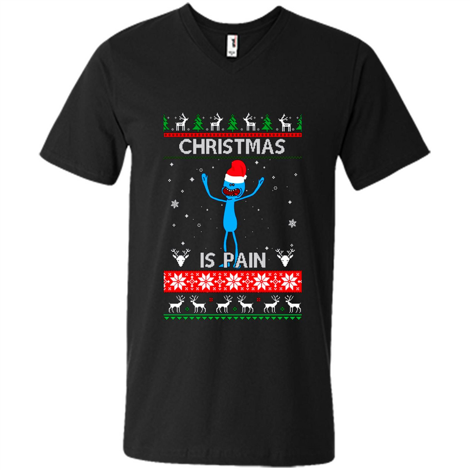 Mr Meeseeks Christmas Is Pain – Rick and Morty Christmas Sweater PINGPONG